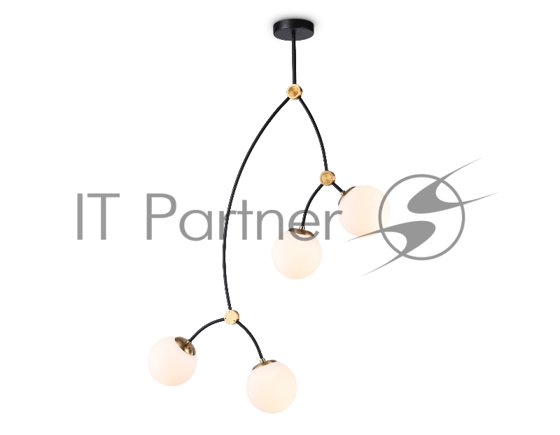 Светитльник Ambrella Light TR2575/4 BK/SB черный/бронза E27/4 max 60W D790*1120