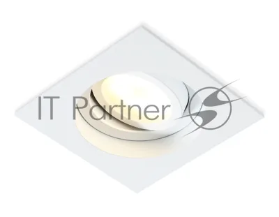 Встраиваемый поворотный точечный светильник Ambrella light TN102757 WH белый IP20 GU5.3 100*100*32