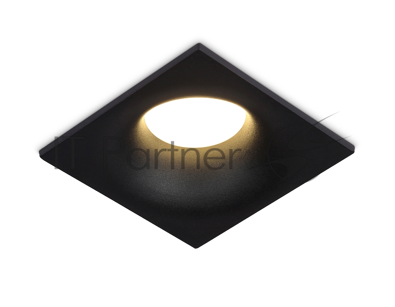 Встраиваемый точечный светильник Ambrella light TN102812 BK черный GU5.3 85*85*35