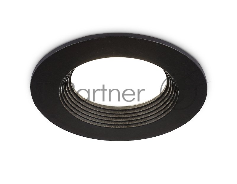 Встраиваемый точечный светильник Ambrella light TN102816 BK черный GU5.3 D80*28