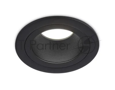 Встраиваемый точечный светильник Ambrella light TN102824 BK/BK черный/черный GU5.3 D92*50