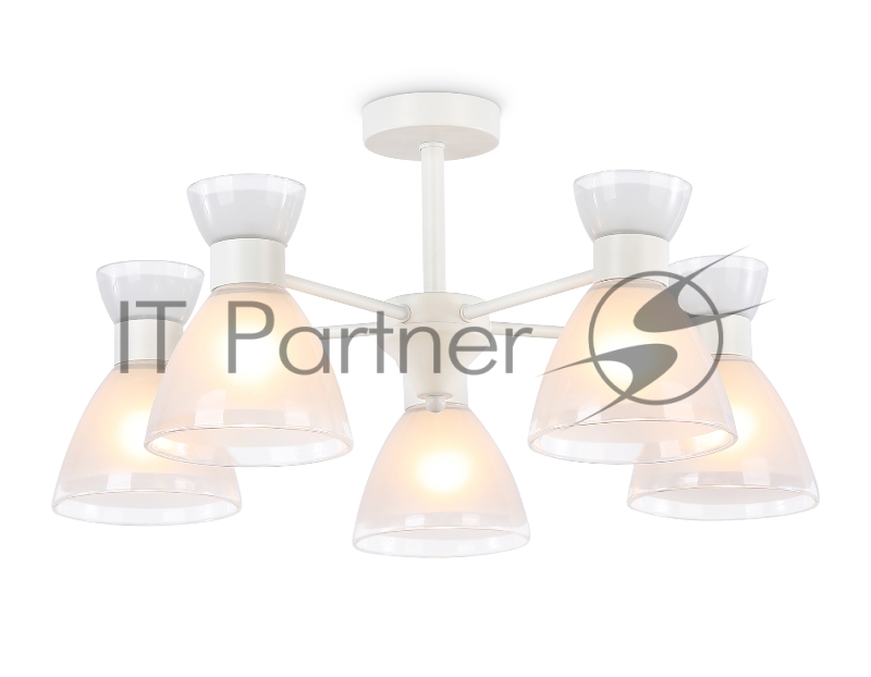 Светильник Ambrella light TR3179/5 WH белый E27/5 max 40W D570*280