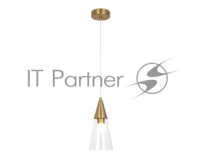 Светильник Ambrella light TR3666 BS/CL латунь/прозрачный E14 max 40W D120*1000