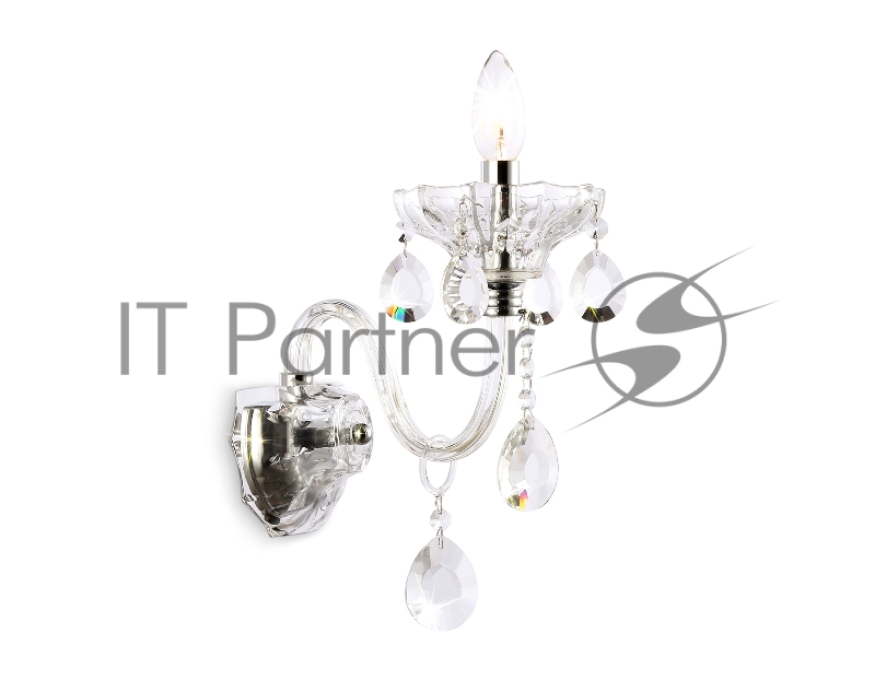 Светильник Ambrella light TR4911 CH/CL хром/прозрачный E14 max 40W 294*160*246