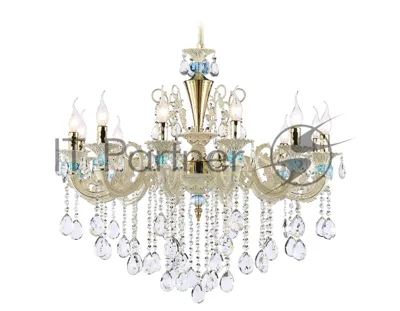 Светильник Ambrella light TR4929/12 GD/WH/CL золото/белый/прозрачный E14*12 max 40W D910*680
