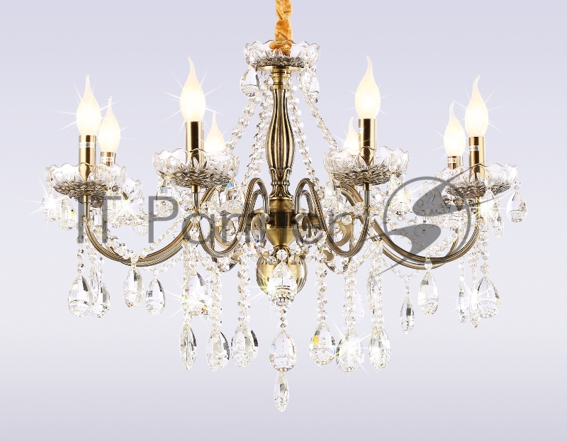 Светильник Ambrella light TR4950/8 SB/CL бронза/прозрачный E14/8 max 40W D620*585