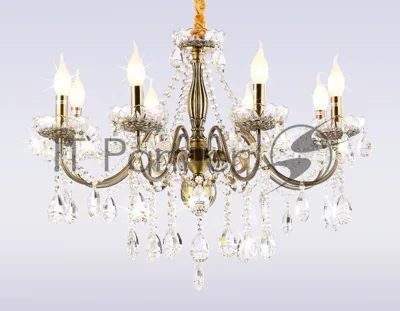 Светильник Ambrella light TR4950/8 SB/CL бронза/прозрачный E14/8 max 40W D620*585