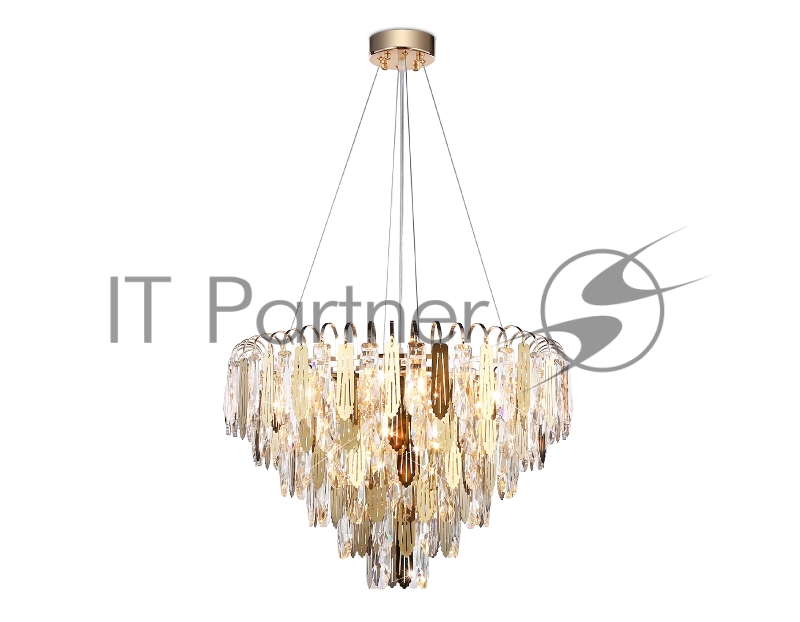 Светильник Ambrella light TR5258/11 SGD/CL золото/прозрачный E27*11 max 40W D600*400