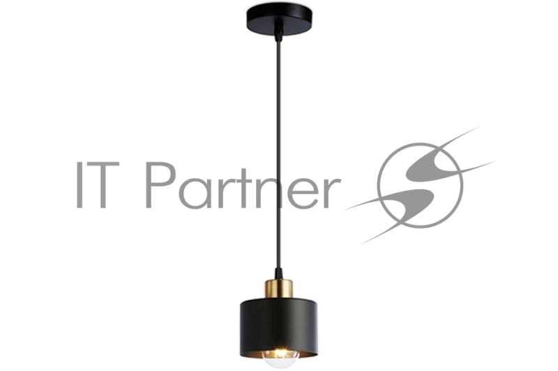 Светильник Ambrella light TR8113 BK/BS черный/латунь E27 max 40W D120*940