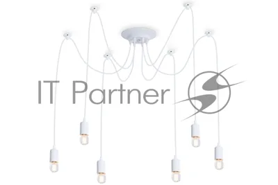 Светильник Ambrella light TR8177/6 WH белый E27*6 max 40W D630*910