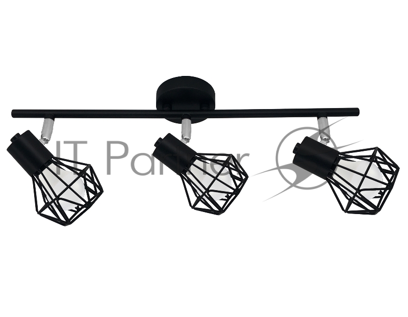 Светильник Ambrella light TR8622/3 BK/CH черный/хром E27*3 max 40W 460*91*175
