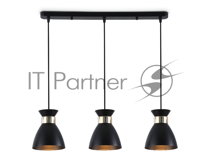 Светильник Ambrella light TR8469/3 BK/FGD черный/золото E27/3 max 60W 550*135*1000
