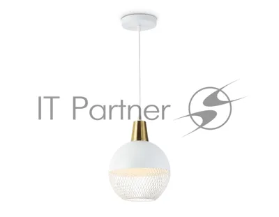 Светильник Ambrella light TR8502 WH/CP белый/медь E27 max 60W D200*1000