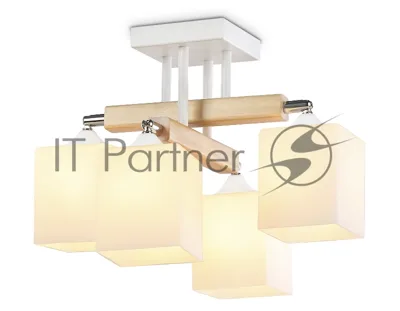 Светильник Ambrella light TR9512/4 WH/CH/FR белый/хром/белый матовый E27*4 max 40W D567*266