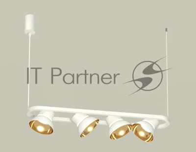 Светильник Ambrella light XB9163081/4 SWH/PYG/CL белый песок/золото желтое полированное/прозрачный GX53 (С9163, N8144)