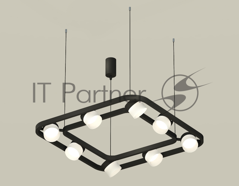 Светильник Ambrella light XB9182154/8 SBK/FR черный песок/белый матовый GX53 (C9182, N8402)