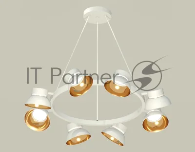Светильник Ambrella light XB9195101/8 SWH/PYG/CL белый песок/золото желтое полированное/прозрачный GX53 (C9195, N8144)