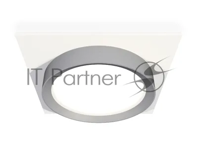 Комплект встраиваемого светильника Ambrella light XC8061004 SWH/MCH белый песок/хром матовый GX53 (C8061, N8121)