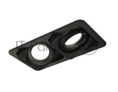 Комплект встраиваемого светильника Ambrella light XC7664001 SBK черный песок MR16 GU5.3 (C7664, N7021)