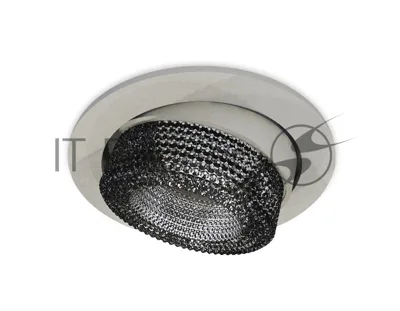 Комплект встраиваемого поворотного светильника Ambrella light XC7653061 SGR/BK серый песок/тонированный MR16 GU5.3 (C7653, N7192)