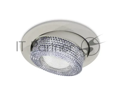 Комплект встраиваемого поворотного светильника Ambrella light XC7653060 SGR/CL серый песок/прозрачный MR16 GU5.3 (C7653, N7191)