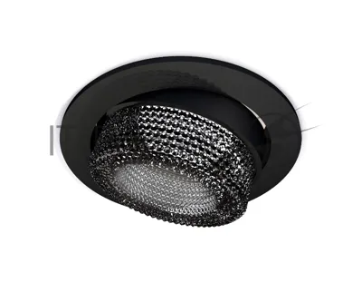 Комплект встраиваемого поворотного светильника Ambrella light XC7652061 SBK/BK черный песок/тонированный MR16 GU5.3 (C7652, N7192)