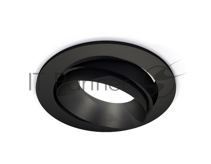 Комплект встраиваемого поворотного светильника Ambrella light XC7652021 SBK/PBK черный песок/черный полированный MR16 GU5.3 (C7652, N7031)