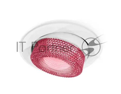 Комплект встраиваемого поворотного светильника Ambrella light XC7651062 SWH/PI белый песок/розовый MR16 GU5.3 (C7651, N7193)