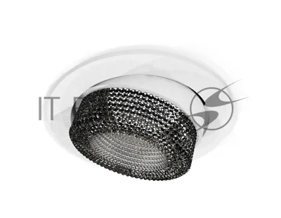 Комплект встраиваемого поворотного светильника Ambrella light XC7651061 SWH/BK белый песок/тонированный MR16 GU5.3 (C7651, N7192)