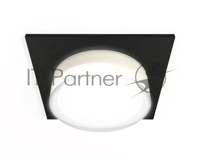 Комплект встраиваемого светильника Ambrella light XC7632043 SBK/FR/CL черный песок/белый матовый/прозрачный MR16 GU5.3 (C7632, N7160)