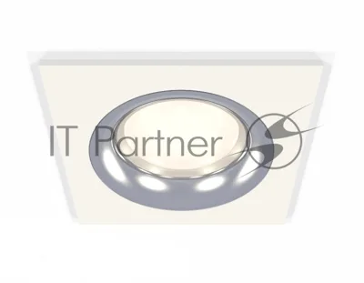 Комплект встраиваемого светильника Ambrella light XC7631003 SWH/PSL белый песок/серебро полированное MR16 GU5.3 (C7631, N7012)