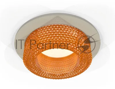 Комплект встраиваемого светильника Ambrella light XC7623024 SGR/CF серый песок/кофе MR16 GU5.3 (C7623, N7195)