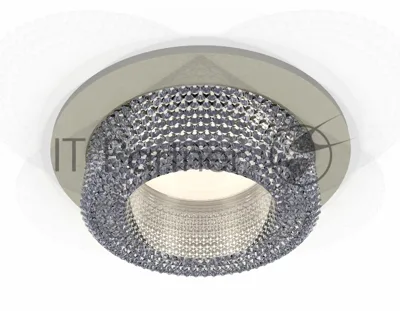 Комплект встраиваемого светильника Ambrella light XC7623020 SGR/CL серый песок/прозрачный MR16 GU5.3 (C7623, N7191)