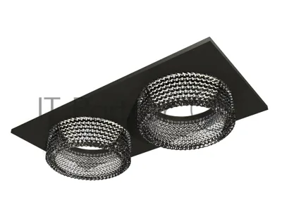 Комплект встраиваемого светильника Ambrella light XC6526041 SBK/BK черный песок/тонированный MR16 GU5.3 (C6526, N6151)
