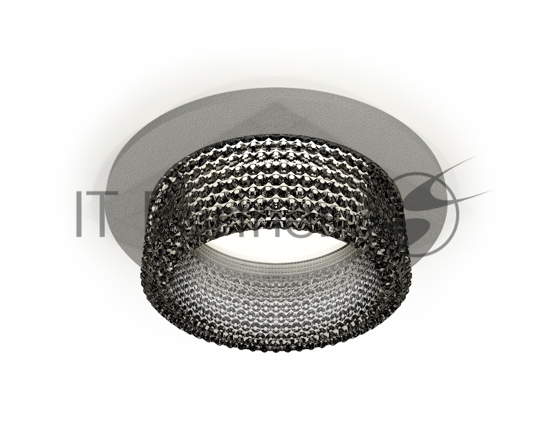 Комплект встраиваемого светильника Ambrella light XC6514041 SGR/BK серый песок/тонированный MR16 GU5.3 (C6514, N6151)