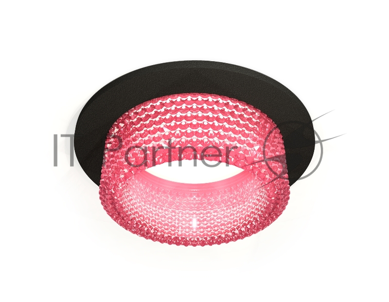 Комплект встраиваемого светильника Ambrella light XC6513042 SBK/PI черный песок/розовый MR16 GU5.3 (C6513, N6152)