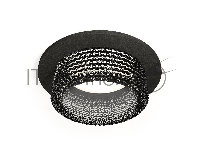 Комплект встраиваемого светильника Ambrella light XC6513041 SBK/BK черный песок/тонированный MR16 GU5.3 (C6513, N6151)
