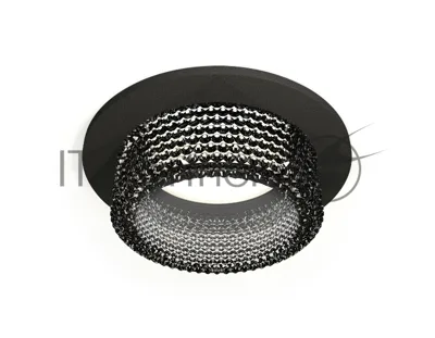 Комплект встраиваемого светильника Ambrella light XC6513041 SBK/BK черный песок/тонированный MR16 GU5.3 (C6513, N6151)