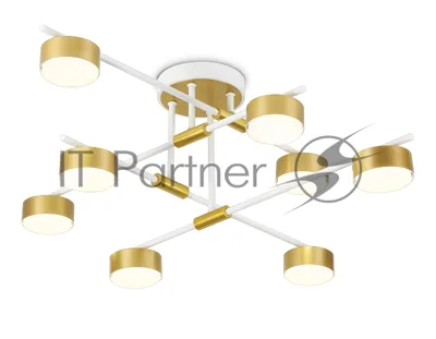 Потолочный светильник Ambrella light FL51751/8 WH/GD белый/золото GX53/8 max 12W 720*720*245