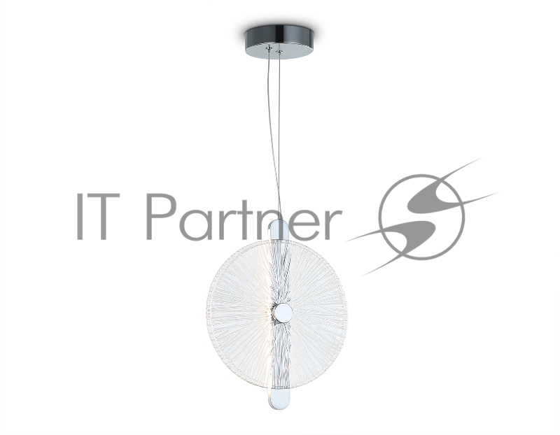 Светильник Ambrella light LH31145 СH/CL хром/прозрачный 13W 3000K 280*60*350