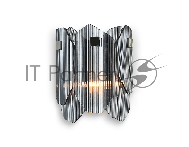 Светильник Ambrella light LH31207/2 SN/SM сатин никель/дымчатый E14*2 max 40W 220*150*270