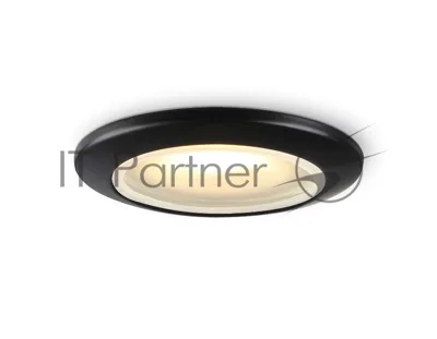 Светильник Ambrella light TN111 BK черный IP44 GU5.3 D93*33