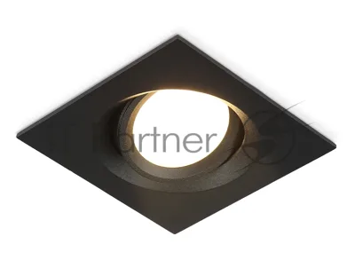 Светильник Ambrella light TN1144 BK черный IP44 GU5.3 95*95*38