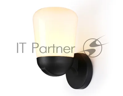Светильник Ambrella light ST2083 BK/FR черный/белый матовый IP54 E27 max 40W 260*150*185