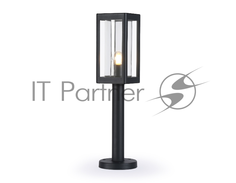 Светильник Ambrella light ST2417 BK/CL черный/прозрачный IP54 E27 max 40W 110*110*500