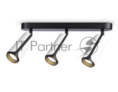 Светильник Ambrella light TN51603/3 WH/BK белый/черный GU10/3 380*60*195