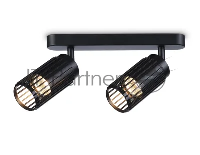 Светильник Ambrella light TN51685/2 BK черный GU10/2 260*60*180