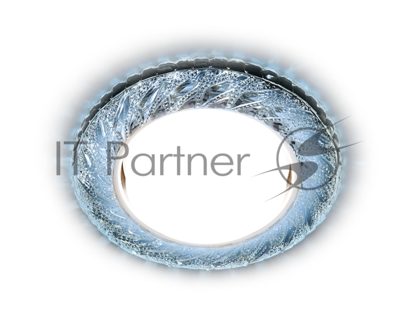 Встраиваемый точечный светильник G303 CL/CLD хром/прозрачный GX53+3W(LED COLD)
