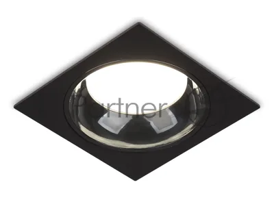 Светильник Ambrella light TN52342 SBK/GBK черный песок/черный глянец GX53 max 12W 115*115*25