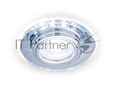 Встраиваемый точечный светильник S211 CL/WH хром/прозрачный MR16+3W(LED WHITE 4200K)